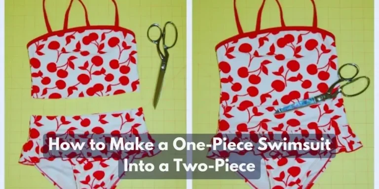 How to Make a One-Piece Swimsuit Into a Two-Piece