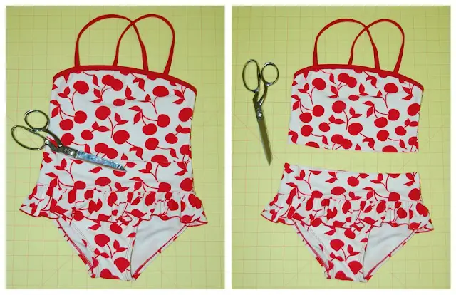 How to Make a One-Piece Swimsuit Into a Two-Piece